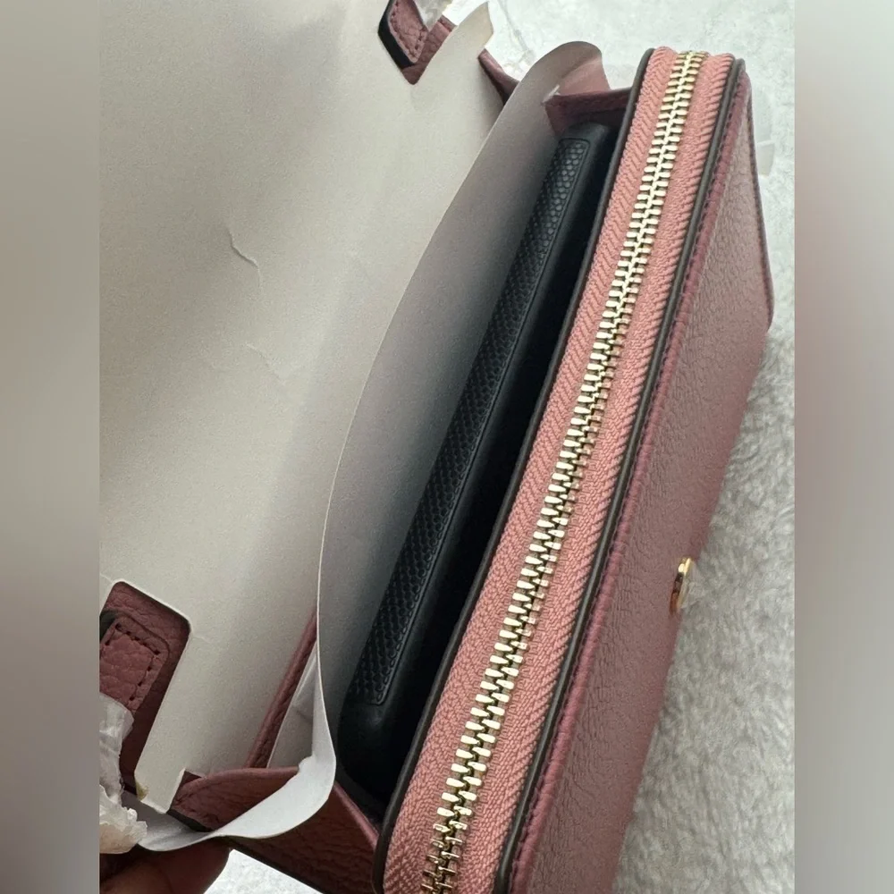 Tory Burch Pink Leather Crossbody Bag - Picture 12 of 12